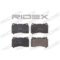 Jeu de plaquettes de frein RIDEX 402B0476 pour TESLA, MITSUBISHI et plus encore... RIDEX