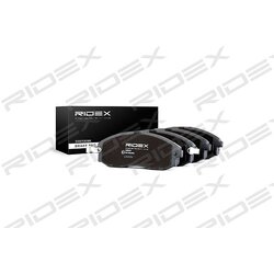 Jeu de plaquettes de frein RIDEX 402B0670 pour HYUNDAI, JAC 581014AA00 RIDEX