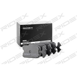 Jeu de plaquettes de frein RIDEX 402B0948 pour CITROEN 75516219 RIDEX