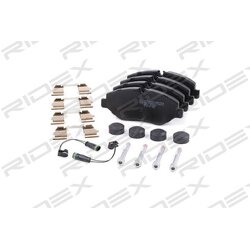Jeu de plaquettes de frein RIDEX 402B1071 pour MERCEDES,VW 2E0698151 RIDEX
