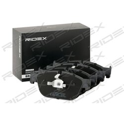 Jeu de plaquettes de frein RIDEX 402B1167 pour PEUGEOT, CITROËN, DS 1610104080 RIDEX