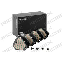 Plaquettes de frein RIDEX 402B1255 pour AUDI A4 8D0 698 151 B RIDEX