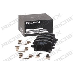 Jeu de plaquettes de frein 402B1286 pour CHEVROLET, SATURN, PONTIAC, OPEL 22705327 RIDEX