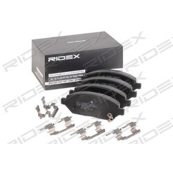 Jeu de plaquettes de frein RIDEX 402B1288 pour VAUXHALL 1605324 RIDEX