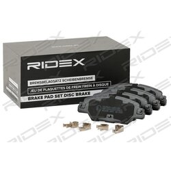 Plaquettes de frein RIDEX 402B1328 pour MAZDA CX-5 KAY02648Z RIDEX