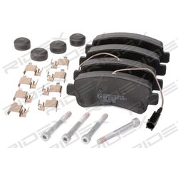 Plaquettes de frein RIDEX 402B1347 pour FIAT, CITROËN, PEUGEOT 1612434080 RIDEX