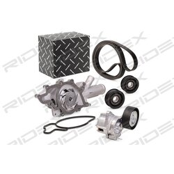 Kit de courroie trapézoïdale nervurée pour pompe à eau 4172P0013 pour MERCEDES KP26PK2260-2 RIDEX