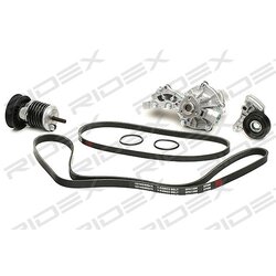 Kit de courroie trapézoïdale à nervures pour pompe à eau RIDEX 4172P0080 pour AUDI,VW 026 121 010 RIDEX