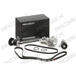 Kit de courroie trapézoïdale à nervures pour pompe à eau RIDEX 4172P0080 pour AUDI,VW 026 121 010 RIDEX