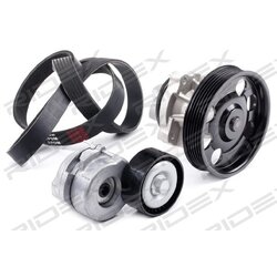 Kit de courroie trapézoïdale nervurée pour pompe à eau RIDEX 4172P0082 pour VAUXHALL et autres... RIDEX