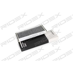 Filtre d'habitacle RIDEX 424I0256 pour PORSCHE, PEUGEOT 002443 RIDEX
