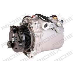 Compresseur de climatisation RIDEX 447K0125 pour MITSUBISHI, CITROËN, PEUGEOT 6433WA RIDEX