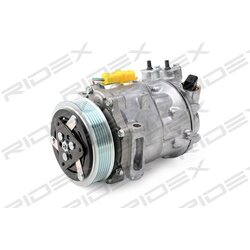 Compresseur de climatisation RIDEX 447K0228 pour PEUGEOT, CITROËN 6453PM RIDEX