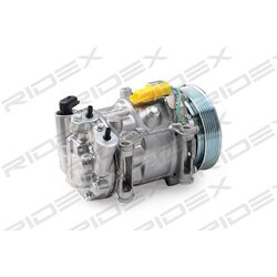 Compresseur de climatisation RIDEX 447K0228 pour PEUGEOT, CITROËN 6453PM RIDEX