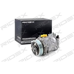 Compresseur de climatisation RIDEX 447K0228 pour PEUGEOT, CITROËN 6453PM RIDEX