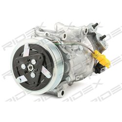 Compresseur de climatisation RIDEX 447K0267 pour PEUGEOT, CITROËN 6453ZE RIDEX