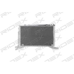 Condenseur de climatisation RIDEX 448C0100 pour MERCEDES 2108300370 RIDEX