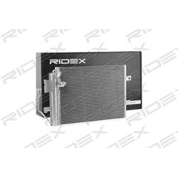 Condenseur de climatisation RIDEX 448C0167 pour MERCEDES 168 500 02 54 RIDEX