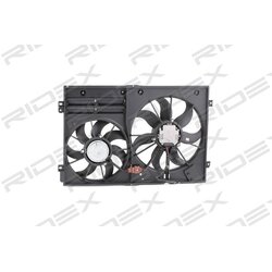 Ventilateur de refroidissement moteur RIDEX 508R0028 pour VW, SKODA, AUDI, SEAT 1K0121205AB RIDEX