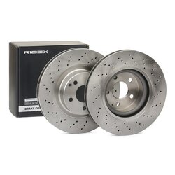 Brake Disc RIDEX 82B0332 OE Ref 220 421 25 12 RIDEX