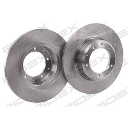 Disque de frein RIDEX 82B1361 pour LAND ROVER DEFENDER RIDEX