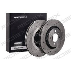 Disque de frein RIDEX 82B2140 pour SEAT, VW 535 615 301 RIDEX