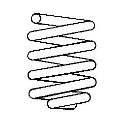 Coil Spring 996032 SACHS 996 032 OE Ref 0393391