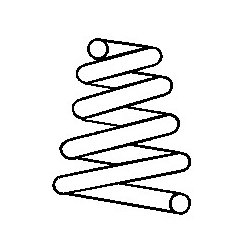 Coil Spring 997031 SACHS 997 031 OE Ref 4813142010