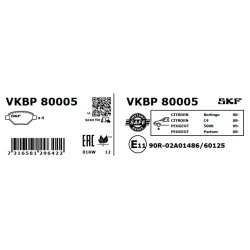 Brake Pad Set VKBP80005 SKF VKBP 80005 OE Ref 1611838580 SKF