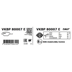 Brake Pad Set VKBP80007E SKF VKBP 80007 E OE Ref 1K0615106AL SKF