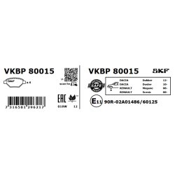 Brake Pad Set VKBP80015 SKF VKBP 80015 OE Ref 4106000Q1B SKF