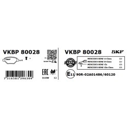 Brake Pad Set VKBP80028 SKF VKBP 80028 OE Ref 0004203002 SKF