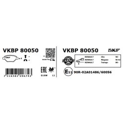 Brake Pad Set VKBP80050 SKF VKBP 80050 OE Ref 410602192R SKF