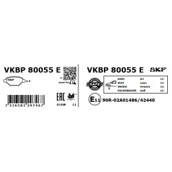 Brake Pad Set VKBP80055E SKF VKBP 80055 E OE Ref 5Q0698151C SKF