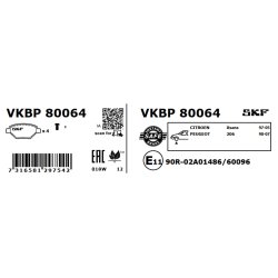 Brake Pad Set VKBP80064 SKF VKBP 80064 OE Ref 425228 SKF
