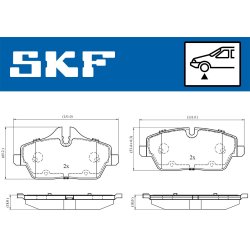 Brake Pad Set VKBP80079 SKF VKBP 80079 OE Ref 34106874809