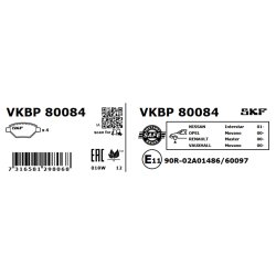 Brake Pad Set VKBP80084 SKF VKBP 80084 OE Ref 4106000QAD SKF