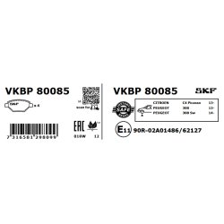 Brake Pad Set VKBP80085 SKF VKBP 80085 OE Ref 1623162380 SKF