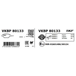 Brake Pad Set VKBP80133 SKF VKBP 80133 OE Ref 410607613R SKF