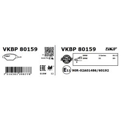 Brake Pad Set VKBP80159 SKF VKBP 80159 OE Ref 34106880754 SKF