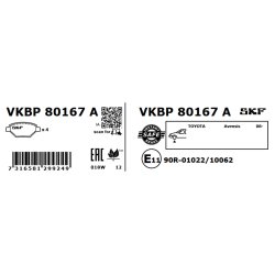 Brake Pad Set VKBP80167A SKF VKBP 80167 A OE Ref 0446502190 SKF