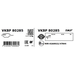 Brake Pad Set VKBP80285 SKF VKBP 80285 OE Ref 31445985 SKF