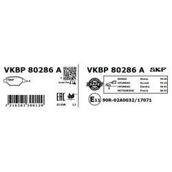 Brake Pad Set VKBP80286A SKF VKBP 80286 A OE Ref 581011CA00 SKF