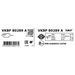 Brake Pad Set VKBP80289A SKF VKBP 80289 A OE Ref 1356600 SKF