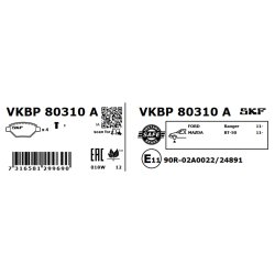 Brake Pad Set VKBP80310A SKF VKBP 80310 A OE Ref 1723410 SKF