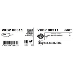 Brake Pad Set VKBP80311 SKF VKBP 80311 OE Ref 34112157573 SKF