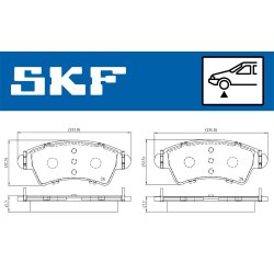 Brake Pad Set VKBP80380 SKF VKBP 80380 OE Ref 425152