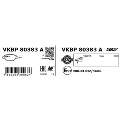 Brake Pad Set VKBP80383A SKF VKBP 80383 A OE Ref 044650D010 SKF