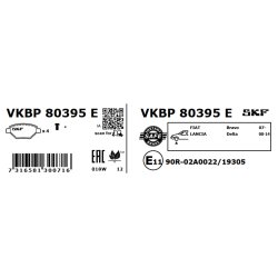 Brake Pad Set VKBP80395E SKF VKBP 80395 E OE Ref 77365188 SKF