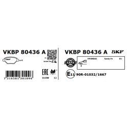 Brake Pad Set VKBP80436A SKF VKBP 80436 A OE Ref 48130090A2 SKF